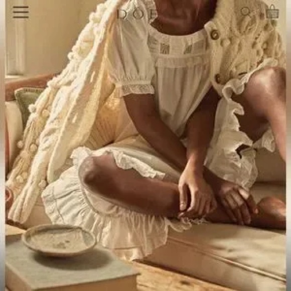 NWOT Doen villette dress/nightgown - Picture 7 of 8